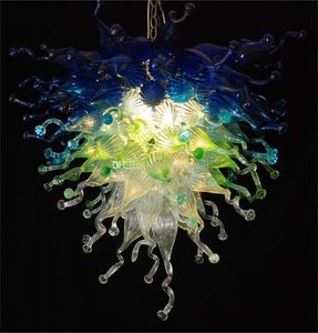 100% soffiato a bocca CE UL vetro borosilicato di Murano Dale Chihuly Art Beautiful Hall Light Lampadario Drop Glass