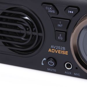 AV252B V Bluetooth EDR Pojazd MP3 Audio Player Car Stereo FM radio z portem kart USB TF