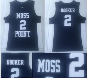 Moss Point 2 Devin Booker College Basketball Jersey Black Movis