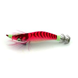 99pcs/lot Luminous Wood Shrimp 7.8g 8.2cm Squid hook Fishing lure Night Squid jig Catch Fish Tackle