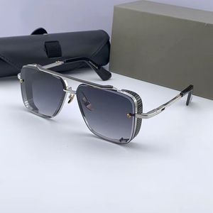 Última venda de popular moda edição limitada seis homens óculos de sol homens óculos de sol gafas de sol de qualidade superior sol óculos uv400 lente com caixa