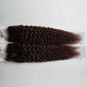 Afro Kinky Curly Hair Extension Micro Rings g Brazilian Virgin Hair g Kinky Curly Micro Bead Links Remy Hair Extensions