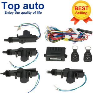 Freeshipping Car Door Central Locking Actuator With Remote Control Starline Power Lock Signaling Keyless Entry Kit Security Car Alarm System
