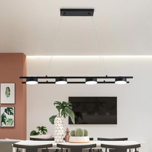 Nordic Design Led Chandelier Black Luster Lamp Modern Living Room Light Fixtures Bedroom Kitchen Indoor Home Decor Lighting Meta