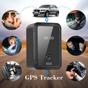 GF-09 Mini GPS Tracker - Compact Voice-Controlled Locator for Kids & Cars with Recording Function