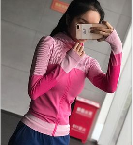 Autumn and Winter New Sports Coat, Fast-drying, Slim, Fitness, Long Sleeve Running Yoga Suit, Tight Jacket, Open Shirt