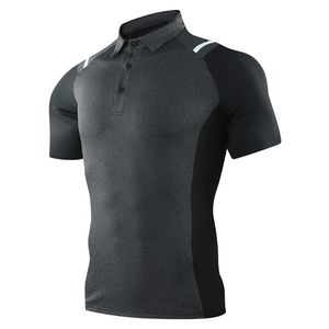 2022 Nuovo abbigliamento da golf Camicia sportiva estiva da uomo traspirante Abbigliamento sportivo fitness T-shirt con risvolto