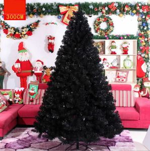 Плюс размер черный искусственный ПВХ рождественская елка с стойкой Праздник Внутренний Открытый Открытый Тресс для подарки Пинк Свадьба на Распродаже