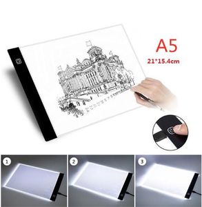 LED A3 A4 A5 USB Digital Tablet Art Portable Graphics Tablet Tablet Writing Drawing Board Ultra-Thin Tracing Board Light Box Copy PAD289T
