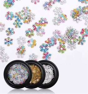 5 styles Nail Art Decals Christmas Patch Snowflake Sequins Christ mas Ornaments NailArt Nails Patches Stickers free ship 10pcs