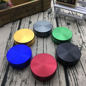 Grinder compatto per erbe in alluminio da 50 mm - Mini frantoio in 2 parti per il piacere di fumare