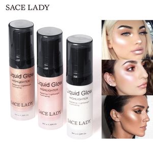 SACE LADY Ultra-Smooth Liquid Highlight 6 ml Lighweight Cheeck Glow Makeup highlighters