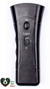 ペットドッグリペラーアンチバーキングストップバークトレーニングデバイストレーナーLED Ultrasonic 3 in 1 Anti Barking Ultrasonic2984