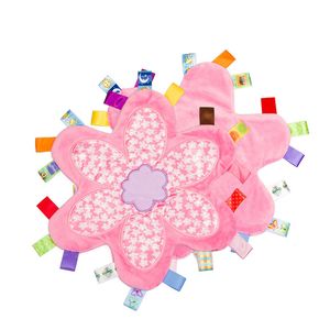 Nova Emoção Infantil Pacify Cobertor Colorido Dos Desenhos Animados Toalha de Flor Do Bebê Recém-nascidos apaziguar C5866 Swaddling
