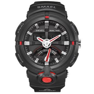 New Watch Smael Brand Watch Men Fashion Casual Electronics Armbanduhren Hot Clock Digital Display Outdoor Sports Uhren 1637