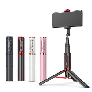 tripod ile Entegre Bluetooth cep telefonu selfie'si çubuk uzaktan Mini çok fonksiyonlu selfie'si sopa kontrol dhl ücretsiz