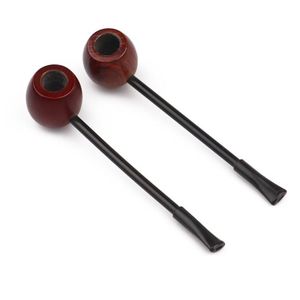 factory sells 136 mm ebony square bottom Popeye pipe with slender connecting rod for festival gifts.