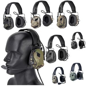 Combat Tactical Headset Shooting Headphone Earphone Airsoft Shooting Outdoor CS Gear Gun Paintball No15-014