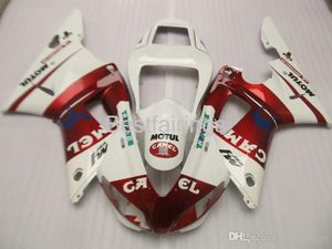 ZXMOTOR Free Custom Fairing Kit dla Yamaha R1 1998 1999 Czerwone białe wróżki YZF R1 98 99 HG25