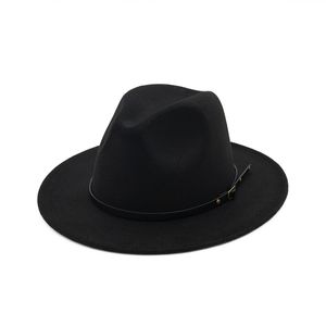 Moda-Women fedoras czapki szerokie brzegi na zewnątrz czapki retro western vaquero faux zamsz kowbojowy kowboj