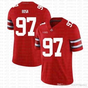 NCAA Ohio State Buckeyes 97 Nick Bosa 7 Dwayne Haskins Jr Maglia da football americano Tom Brady Saquon Barkley