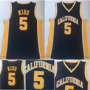 Venda por atacado Jason Kidd College Basketball Jerseys Mens California Golden Bears Vintage Home Stitched Shirts S-XXL