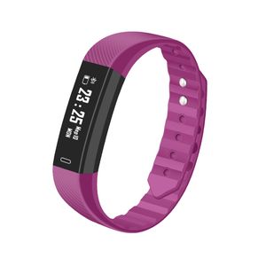 Id115hr smart armband klocka blodtryck hjärtfrekvens monitor smart watch fitness tracker vattentät smart armbandsur för ios android