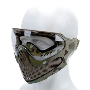 Airshoft Mask Наружная защитная крышка для лица Тактическое оборудование