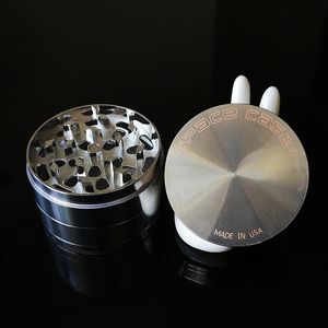 Spacecase bitki öğütücü 63mm çapı 4 katmanlar çinko alaşım keskin taş metal öğütücüler biber öğütücü duman tütün kırıcı