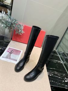 2023 Autumn Winter Fashion Lady Calfskin High Boots 35-40 133123