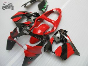 Kit carenature cinesi personalizzate gratuite per Kawasaki Ninja ZX9R 2000 2001 ZX-9R 00 01 ZX 9R carenature moto rosso nero kit carrozzeria