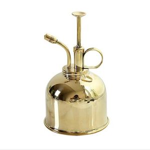 Metal Kettle Sulama Ekipmanları Püskürtücü İngiliz Retro Pirinç Çıkış Yağmurlama Altın Antik Yağmurlama Saksı Bitki