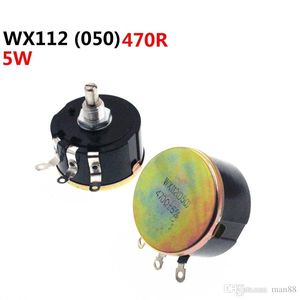 WX112 WX050 Tek Tur Turn Wirewound Potansiyometre 470R 471 5W