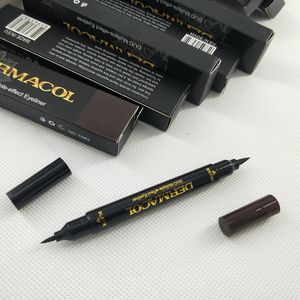 Maquillage Brand Makeup Eyes Duo Multi-Effecr Подводка для глаз черная /коричневая макияж с длительной подводкой для глаз