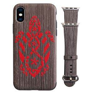 Neues Design 2 in 1 Fashion Custom IMD Handyhülle und Uhrenarmband Premium Case für iPhone XS MAX XR