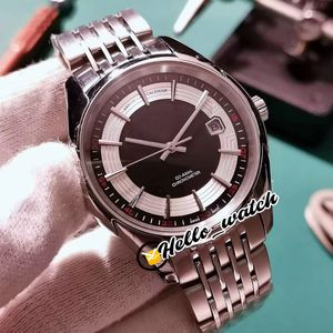 New Hour Vision 41mm 431.30.41.21.01.001 Miyota 8215 Automatic Mens Watch Black Dial Silver Inner SS Steel Bracelet Watches Hello_watch E359