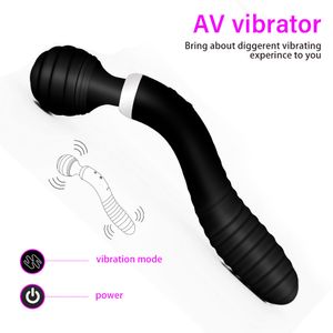 AV Vibrator Sexspielzeug für Frau Klitoris Stimulator 10 Geschwindigkeiten Vibration G-Punkt vibrierender Dildo für Frau J1850