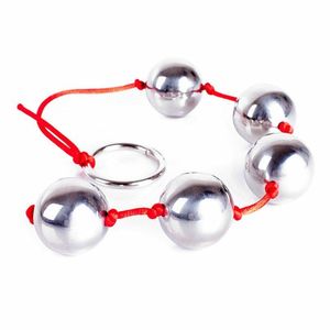 Anal Toys Détails sur  Stainless Steel 5 Balls love Beads Ring Vaginal Balls Sexy Metal Butt A67