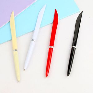 Creative Solid Color Ballpoint Pen Dla Męskie Toy School Office Hotel Business Wedding Party Materiały Stacjonarne