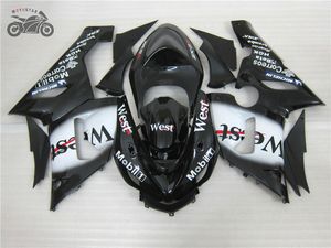 Kawasaki Ninja ZX6R 636 2005 2006 05 06 ZX 6R sonrası vücut grenaj set parçaları için Ücretsiz Özel motosiklet kaporta kiti