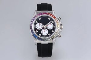 116597 Luksusowy zegarek RBOW TIMING MONTRE DE LUXE 4130 Ruch mechaniczny zegarki 40 mm gumki projektant