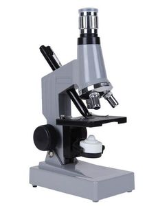 Promoção Freeshipping! Alta qualidade Crianças Brinquedo Microscópio 1200X Iluminado Monocular Microscópio Biológico para a educação