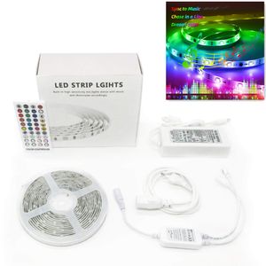 Strisce 5050 LED RGB Musica per abiti a strisce magiche Luci che cambiano colore luce bluetooth intelligente