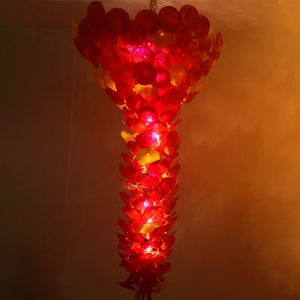 Лампы Итальянский Цветочный Дизайн Люстры Большой Стиль Ручной Врушение Стекло Любль Искусство Света Для Домашнего Вести