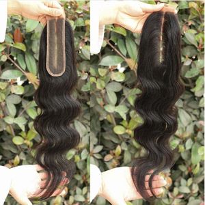 2x6 Lace Closure Straight Body Wave Long Middle Part Way Brazilian Pervian Maylasiian Virgin Human Hair Raw Virgin Indian Straight Top Swiss Soft silky full