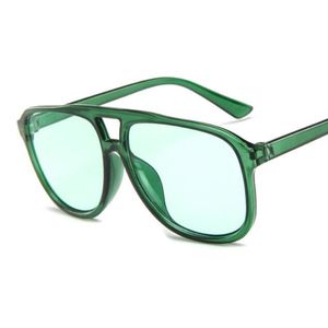 All'ingrosso-Retro Occhiali da sole Donna Moda Uomo Shades Designer Brand Oversize Occhiali da sole quadrati Clear Frame Glass es oculos feminino