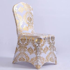 Südostasien großhandel-Mode funklige Pailletten Universal Stretch Spandex Chair Covers für Hochzeiten Party Bankett Dekoration Zubehör Elegante Hochzeitsstuhlabdeckungen
