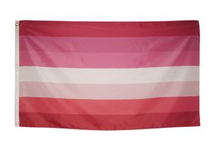 90x150 cm Pride LGBT Rainbow Homoseksual Lipstick Kiss Lip Lesbian Flag Factory 100% poliestru