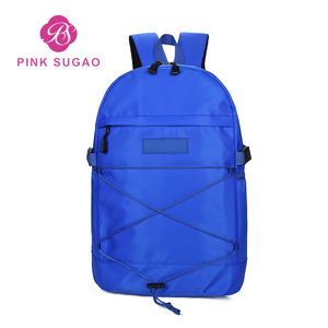 Pink Sugao Plecaki Projektant Luksusowe Torby Podróżne Torebka Drukuj List Moda Student School Nylon Duża Pojemność Back Pack