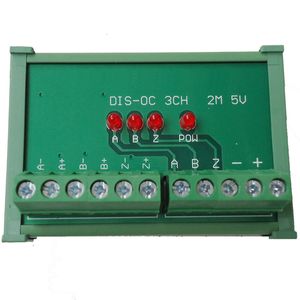 Servokodare differential TTL till uppsamlare HTL-signaler omvandlare DC5V 3 sätt 2MHz frekvens